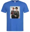 Мужская футболка Гаррі та Рон Ярко-синий Мужская футболка Гаррі та Рон Ярко-синий фото