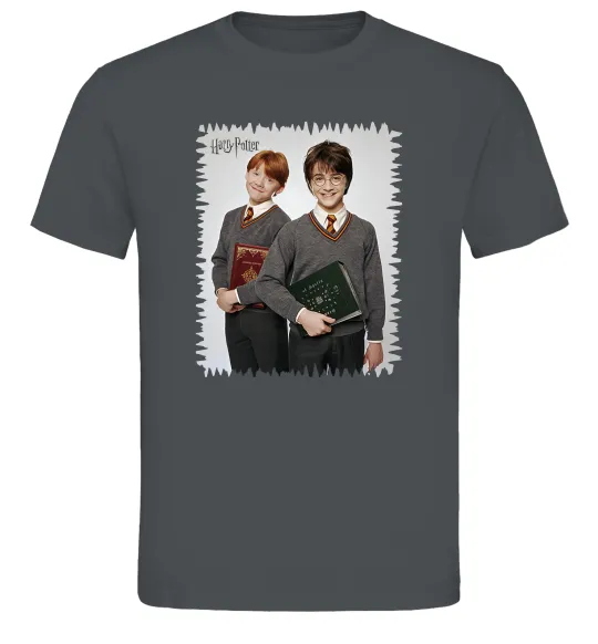 Мужская футболка Гаррі та Рон Графит фото