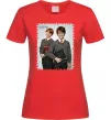 Жіноча футболка Гаррі та Рон Червоний Жіноча футболка Гаррі та Рон Червоний фото