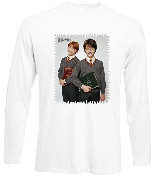 Лонгслив Гаррі та Рон Белый фото