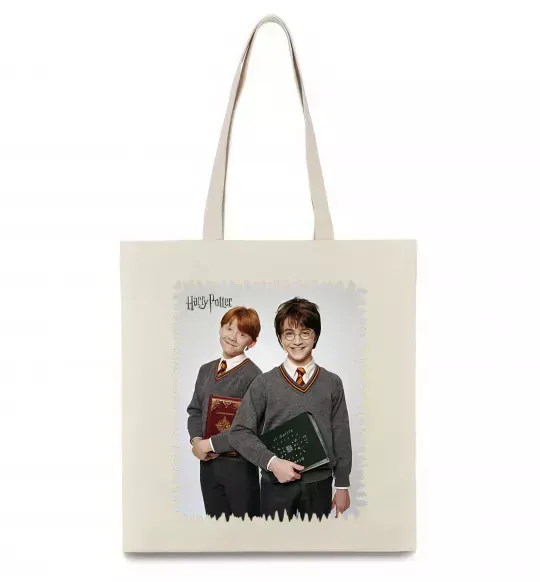 Еко-сумка Гаррі та Рон Бежевий фото