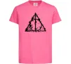 Детская футболка Смертельні реліквії бризки Ярко-розовый фото