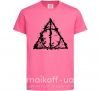 Дитяча футболка Смертельні реліквії бризки Яскраво-рожевий фото