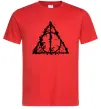 Мужская футболка Смертельні реліквії бризки Красный фото