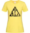 Женская футболка Смертельні реліквії бризки Лимонный фото