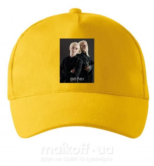 Кепка Драко Малфой с отцом Сонячно жовтий фото