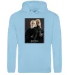 Жіноча толстовка (худі) Драко Малфой з батьком Блакитний фото