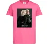 Детская футболка Драко Малфой з батьком Ярко-розовый фото