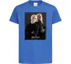 Детская футболка Драко Малфой з батьком Ярко-синий фото