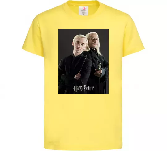 Детская футболка Драко Малфой з батьком Лимонный фото