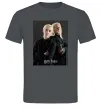 Мужская футболка Драко Малфой з батьком Графит фото