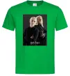 Мужская футболка Драко Малфой з батьком Зеленый фото