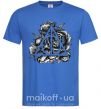 Мужская футболка Смертельні реліквії піони Ярко-синий фото