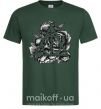 Мужская футболка Смертельні реліквії піони Темно-зеленый фото