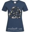 Жіноча футболка Смертельні реліквії піони Темно-синій фото