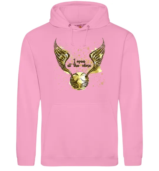 Чоловіча толстовка (худі) I open at the close Рожевий фото