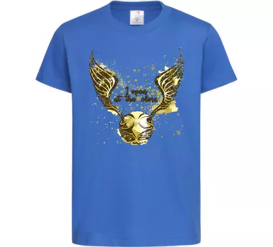 Детская футболка I open at the close Ярко-синий фото