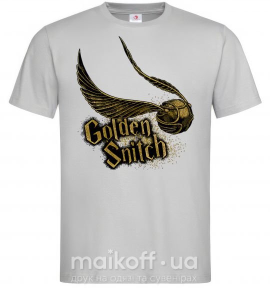 Чоловіча футболка Golden Snitch Сірий фото