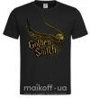 Чоловіча футболка Golden Snitch Чорний фото