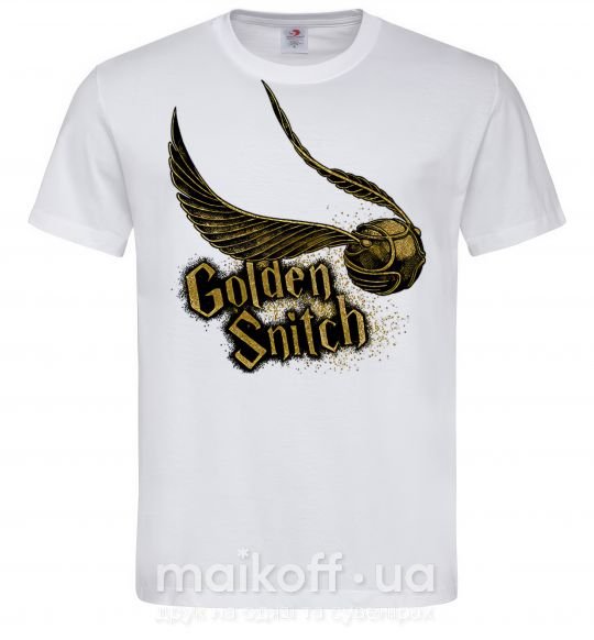 Мужская футболка Golden Snitch Белый фото