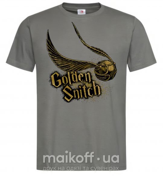 Чоловіча футболка Golden Snitch Графіт фото