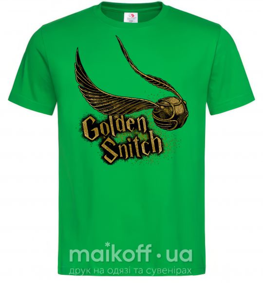 Мужская футболка Golden Snitch Зеленый фото