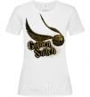 Женская футболка Golden Snitch Белый фото
