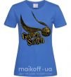 Женская футболка Golden Snitch Ярко-синий фото