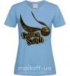 Жіноча футболка Golden Snitch Блакитний фото