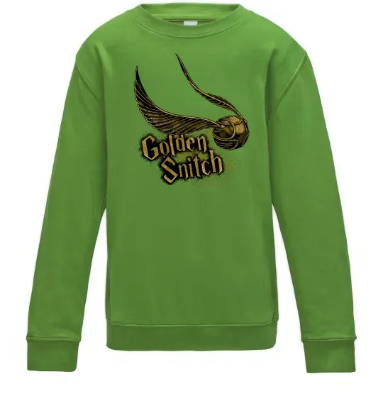 Детский Свитшот Golden Snitch Лаймовый фото