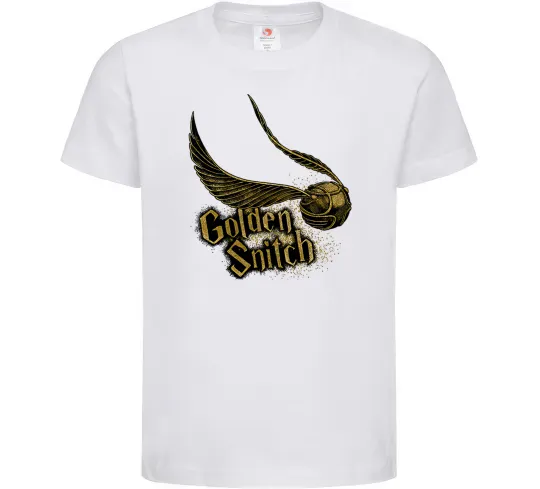 Детская футболка Golden Snitch Белый фото