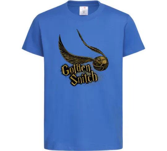 Детская футболка Golden Snitch Ярко-синий фото