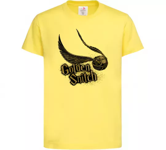 Детская футболка Golden Snitch Лимонный фото