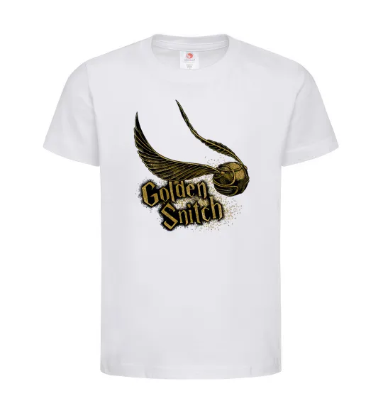 Детская футболка Golden Snitch Белый фото