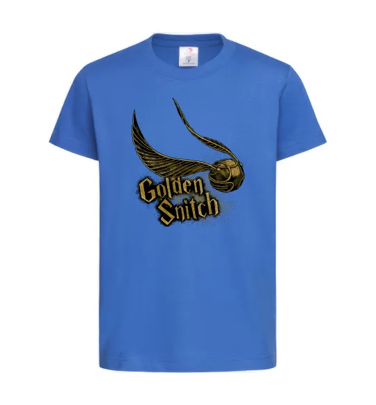 Детская футболка Golden Snitch Ярко-синий фото