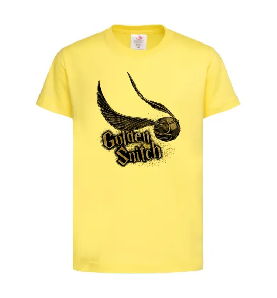 Детская футболка Golden Snitch Лимонный фото