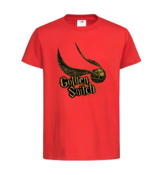 Детская футболка Golden Snitch Красный фото