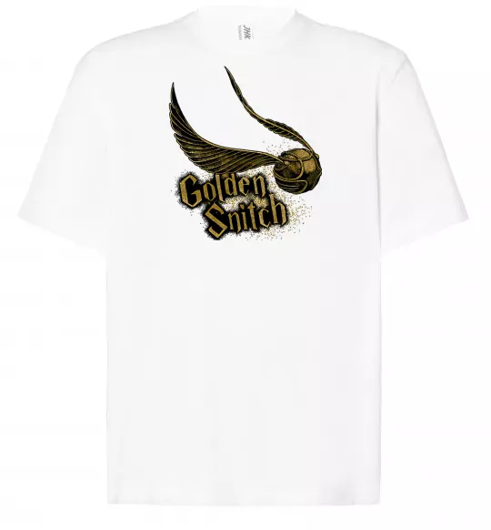 Футболка Оверсайз Golden Snitch Білий фото