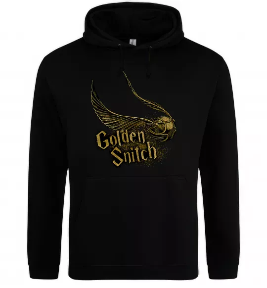 Мужская толстовка (худи) Golden Snitch Черный фото
