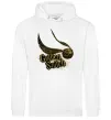 Мужская толстовка (худи) Golden Snitch Белый фото
