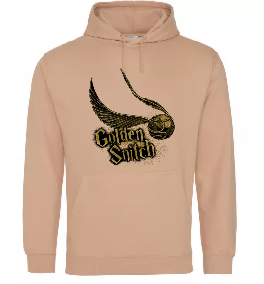 Мужская толстовка (худи) Golden Snitch Песочный фото