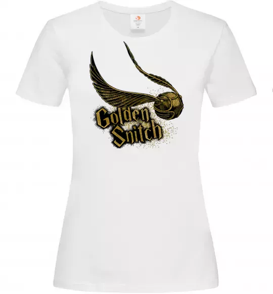 Жіноча футболка Golden Snitch Білий фото