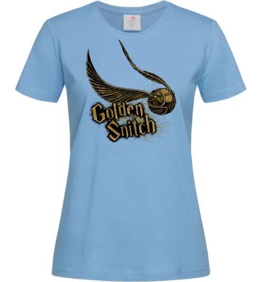 Жіноча футболка Golden Snitch Блакитний фото