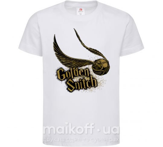 Дитяча футболка Golden Snitch Білий фото