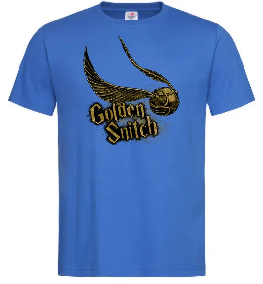 Чоловіча футболка Golden Snitch Яскраво-синій фото