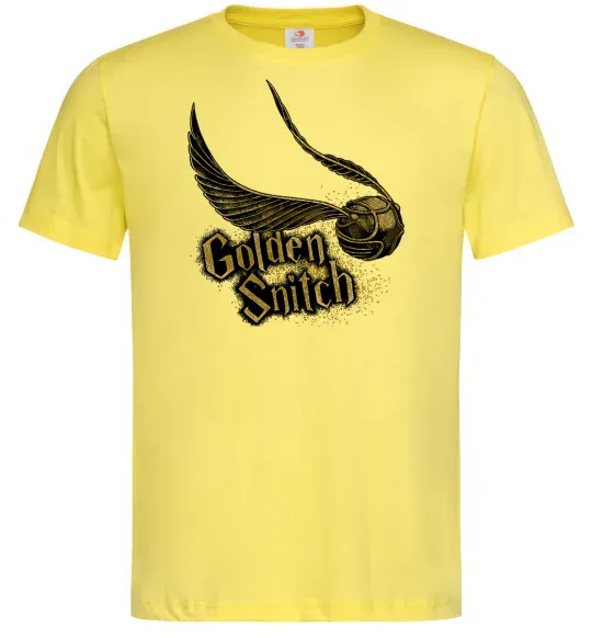 Чоловіча футболка Golden Snitch Лимонний фото