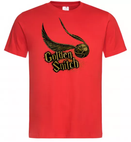 Чоловіча футболка Golden Snitch Червоний фото