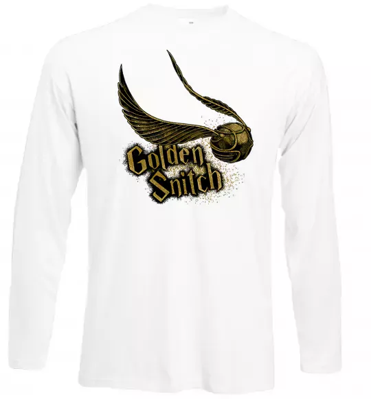 Лонгслив Golden Snitch Белый фото