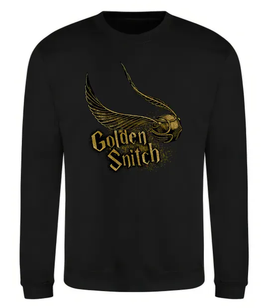 Світшот Golden Snitch Чорний фото