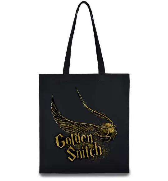 Еко-сумка Golden Snitch Чорний фото